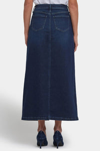 HR Long Skirt | Blacken Blue | Denim | NYDJ