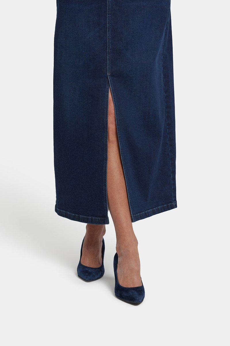 HR Long Skirt | Blacken Blue | Denim | NYDJ