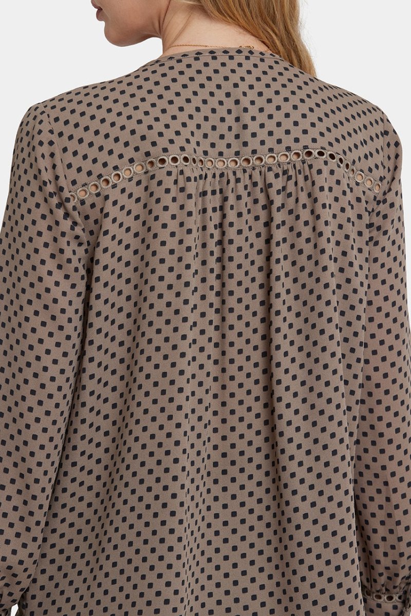 Liliana Peasant Blouse | Capucine Dots | Blouse | NYDJ