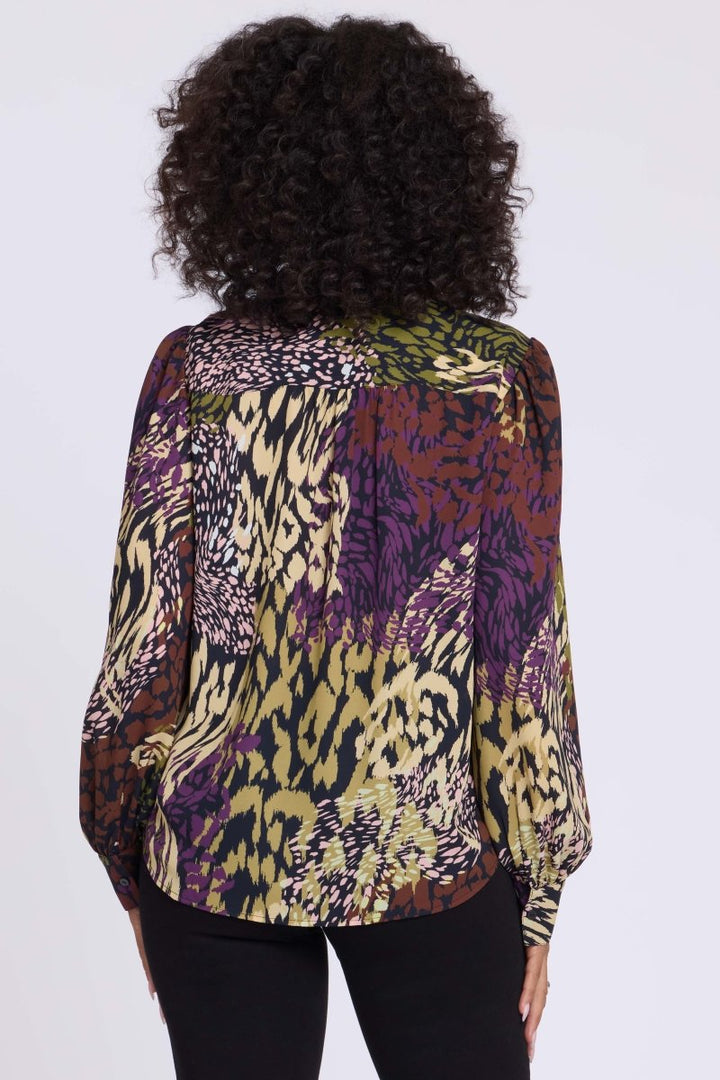 Lyla Blouse | Bengal Cat - NYDJ