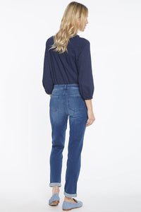 Margot Girlfriend Jeans Medium Blue Premium Denim | Heron | Denim | NYDJ