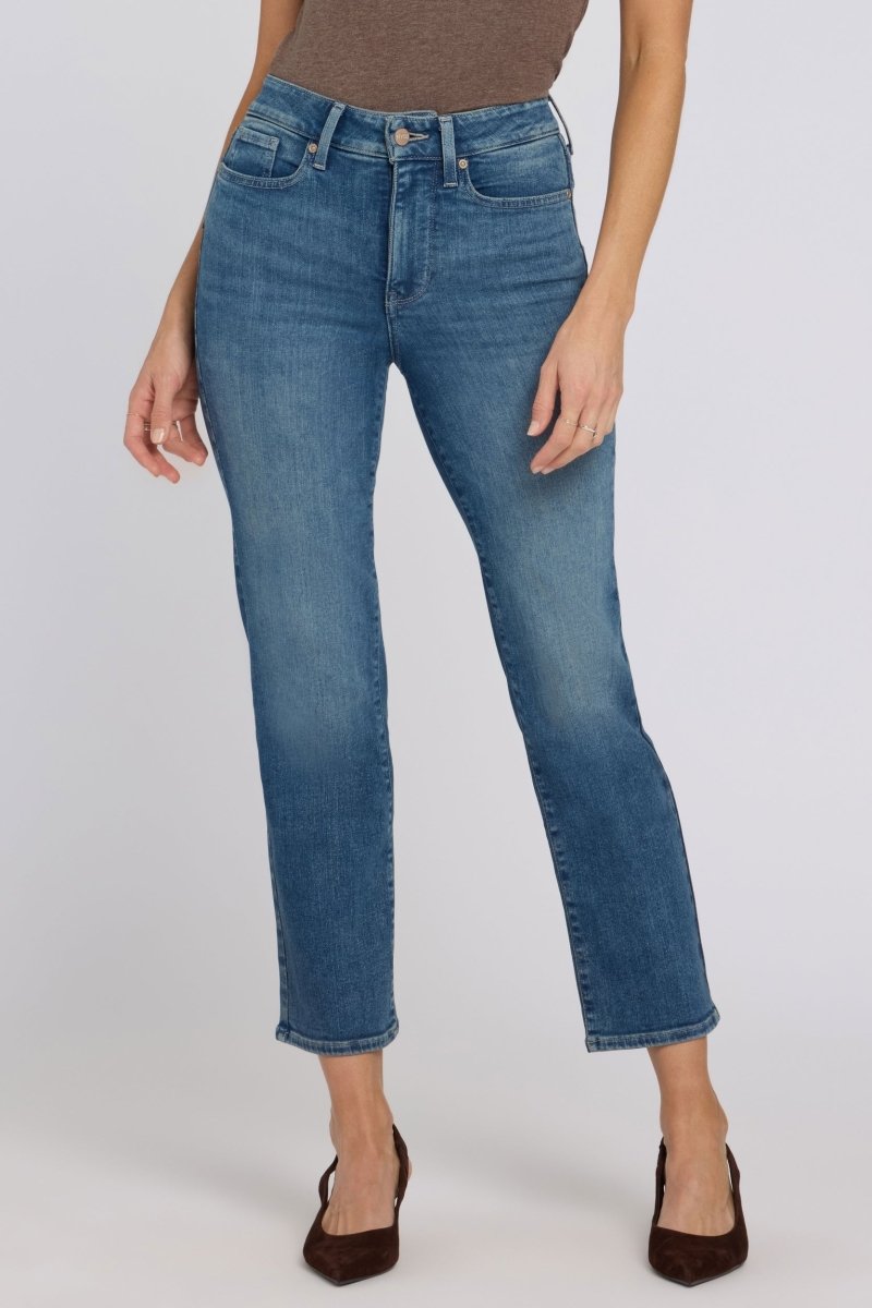 Marilyn Straight Ankle Jeans In Re-New Denim | Breezy Palms | Denim | NYDJ