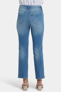 Marilyn Straight Ankle Jeans With High Rise | Port Sea | Denim | NYDJ