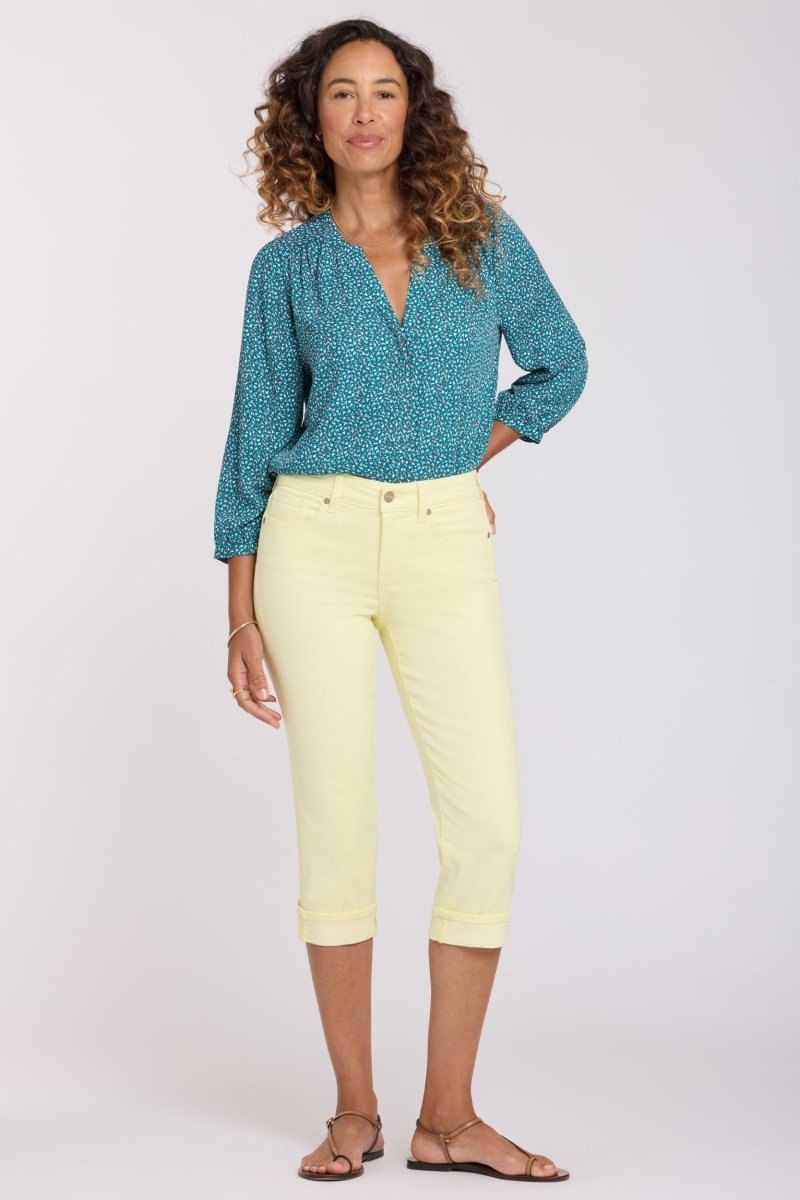 Marilyn Straight Crop Jeans In Cool Embrace® Denim | Chardonnay - NYDJ