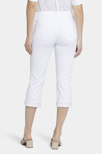 Marilyn Straight Crop Jeans In Cool Embrace® Denim | Optic White | Pants | NYDJ