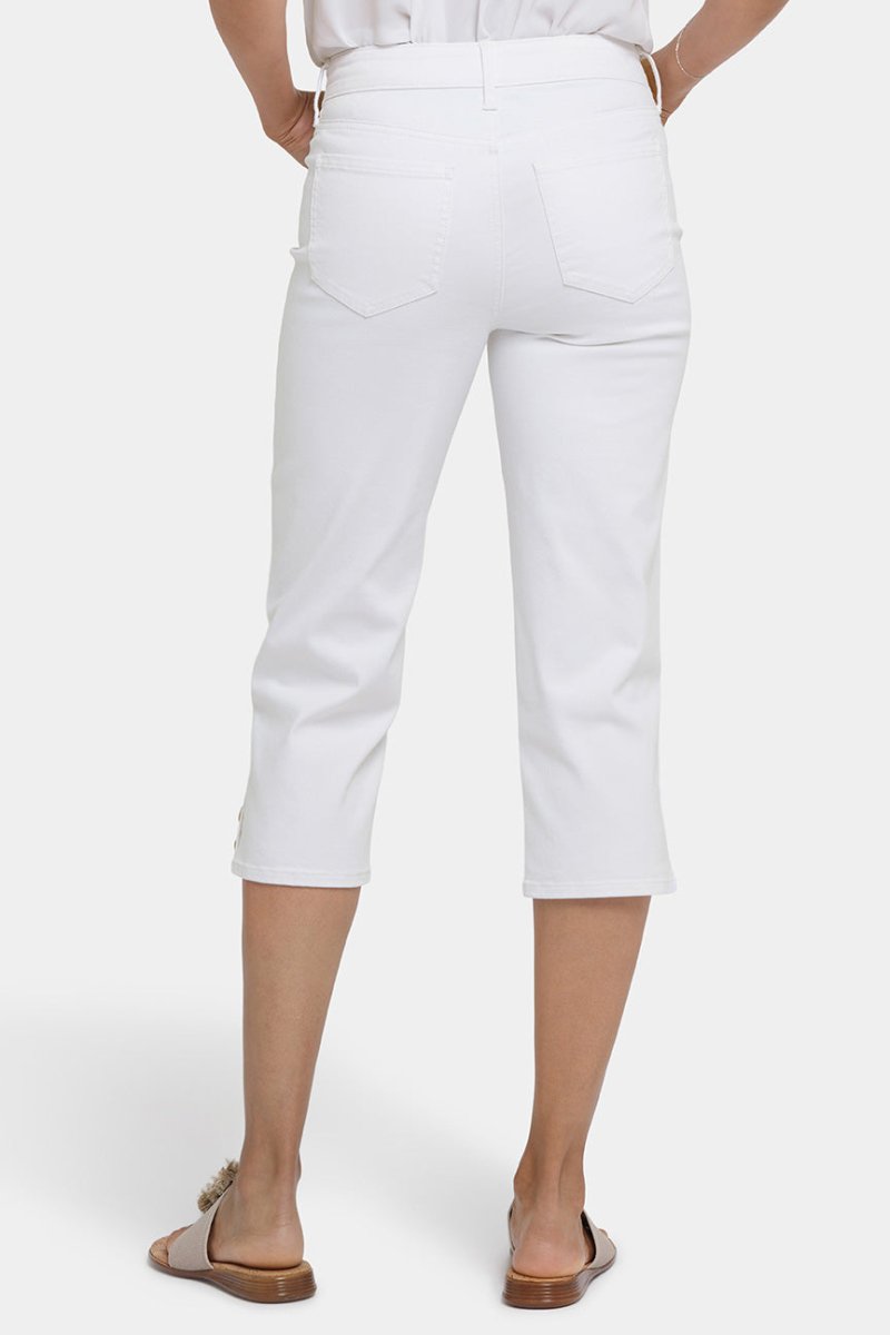 Marilyn Straight Crop Jeans | Optic White | Pants | NYDJ