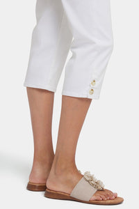 Marilyn Straight Crop Jeans | Optic White | Pants | NYDJ