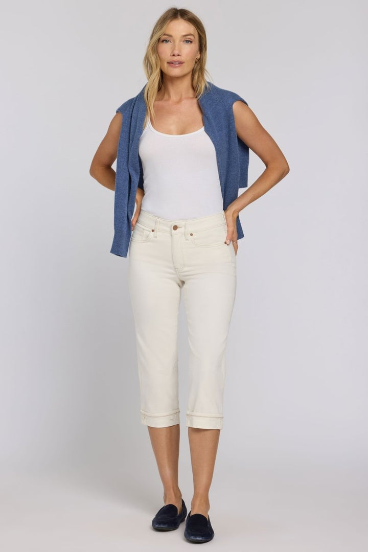 Marilyn Straight Crop Jeans | Vintage White | Denim | NYDJ