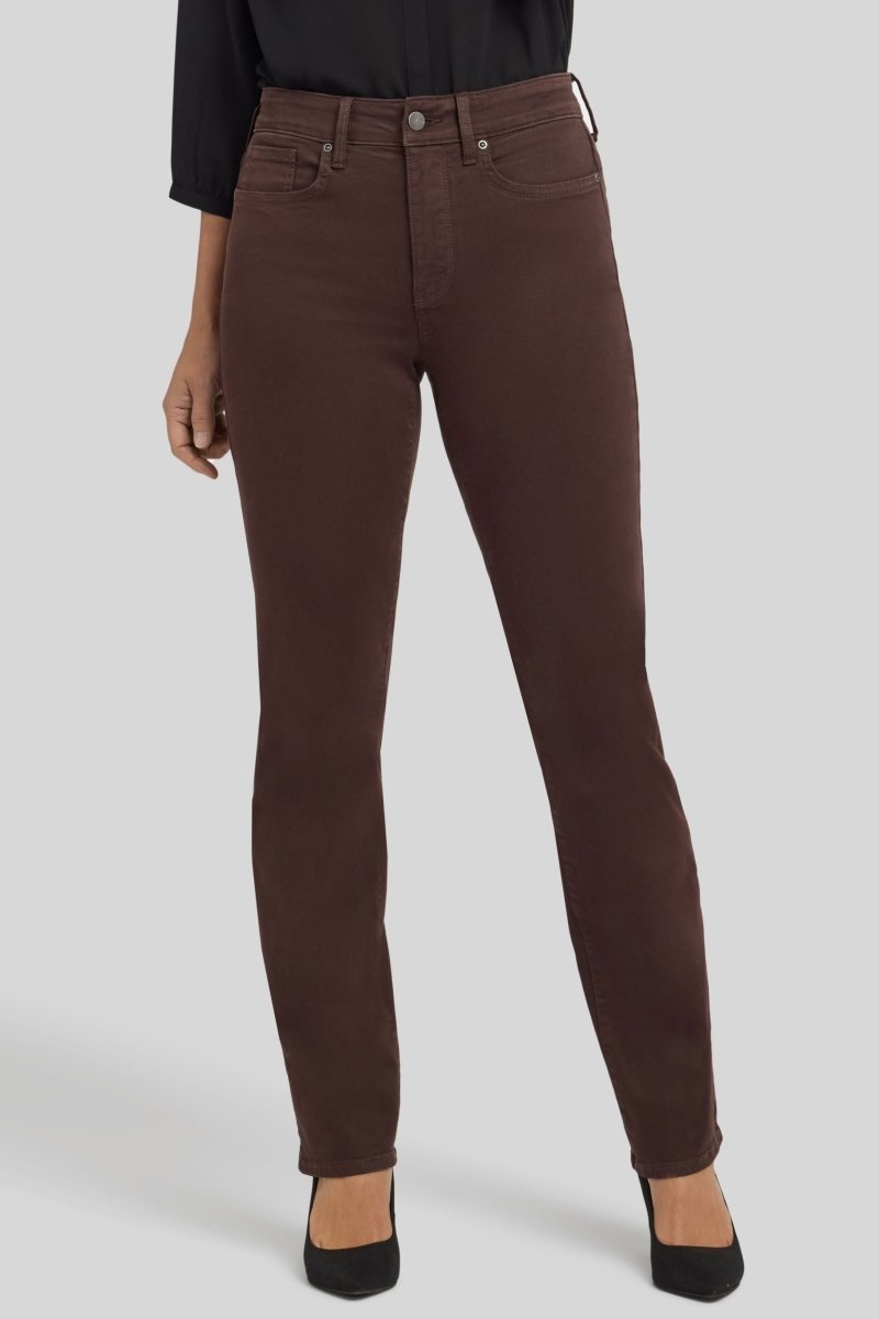 Marilyn Straight Jeans | Bitter Chocolate - NYDJ