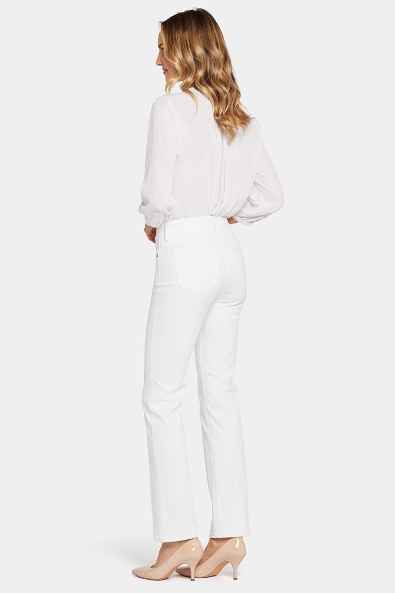 Marilyn Straight Jeans In Petite | Optic White | Pants | NYDJ