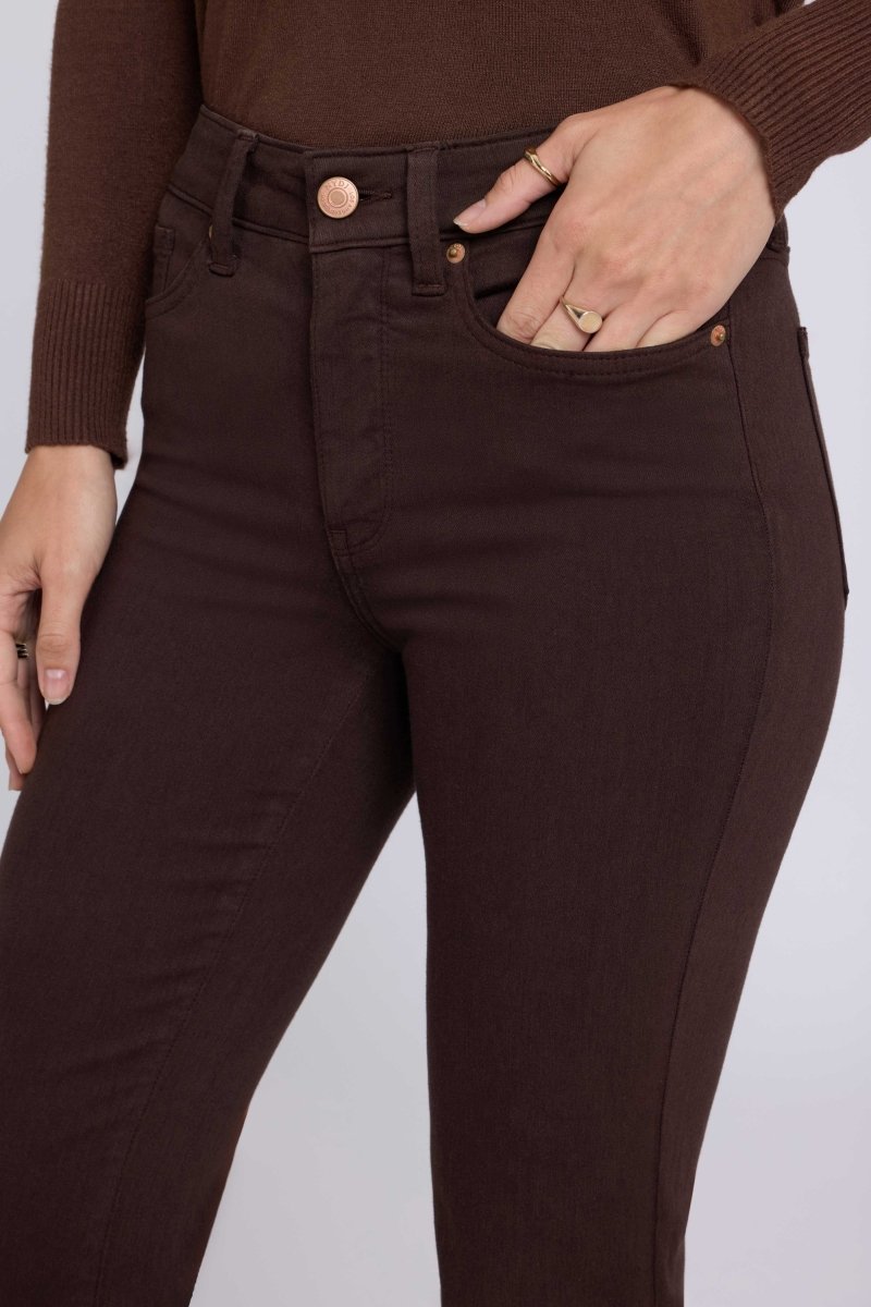 Marilyn Straight Jeans In Sure Stretch® Denim | Bitter Chocolate - NYDJ