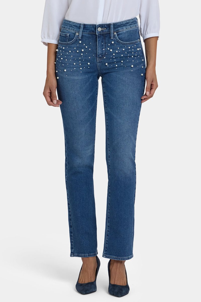 Marilyn Straight Jeans | Lake Notre-Dame | Denim | NYDJ