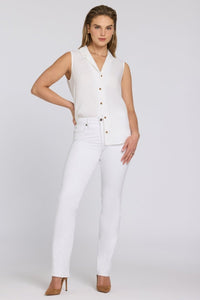 Marilyn Straight Jeans | Optic White | Pants | NYDJ