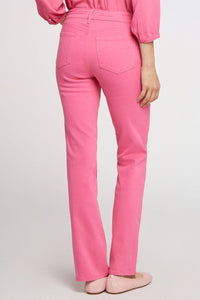 Marilyn Straight Jeans Pink Premium Denim (Petite) | Pink Peony | Non Denim | NYDJ