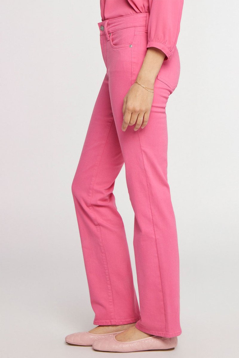 Marilyn Straight Jeans Pink Premium Denim (Petite) | Pink Peony | Non Denim | NYDJ