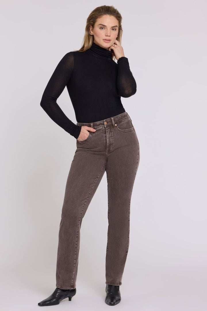 Marilyn Straight Jeans | Retro Espresso - NYDJ