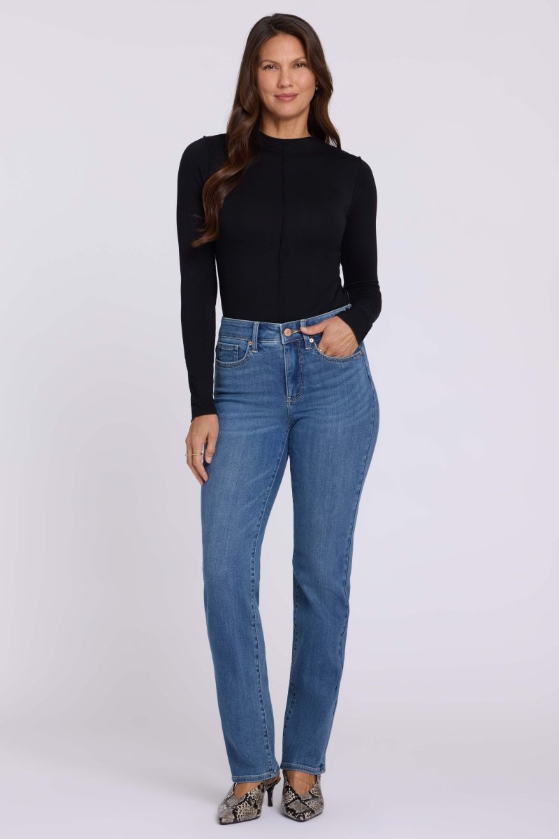Marilyn Straight Jeans Sure Stretch® Denim (Tall) | Redwood - NYDJ