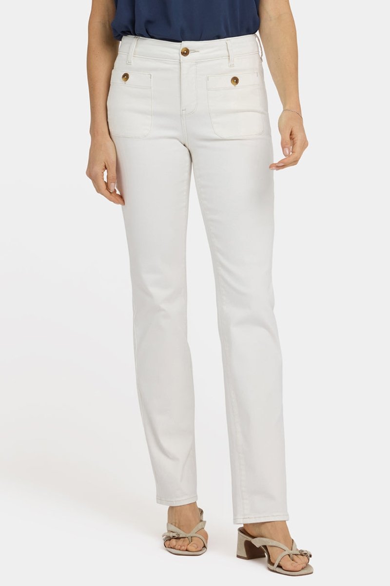 Marilyn Straight Jeans | Vintage White | Denim | NYDJ