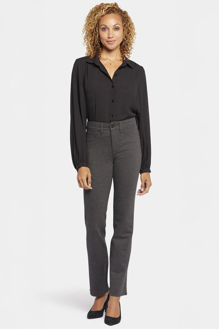 Marilyn Straight Sculpt-Her™ Pants | Charcoal Heather | Pants | NYDJ