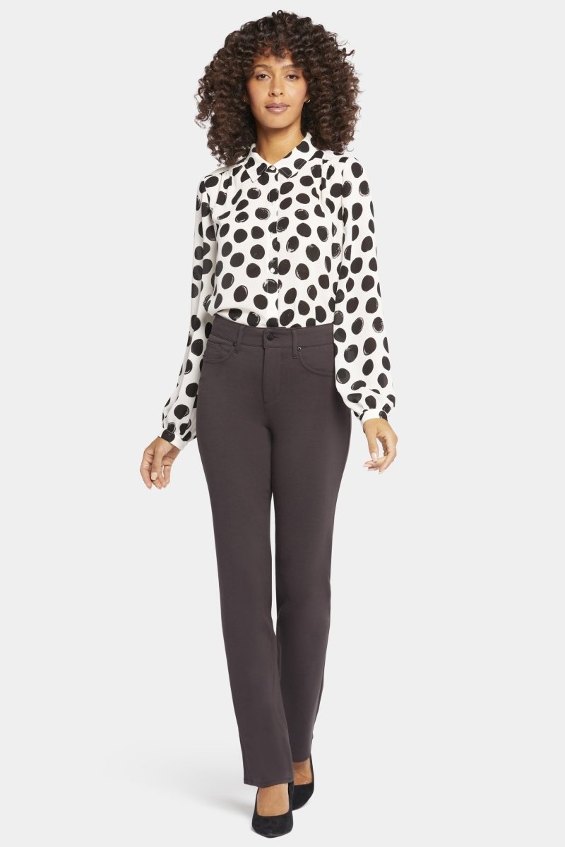Marilyn Straight Sculpt-Her™ Pants | Cordovan | Pants | NYDJ