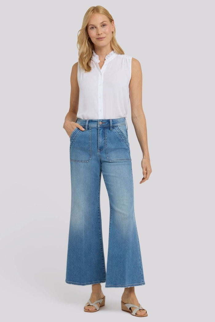 Mia Palazzo Ankle Jeans With High Rise | Port Sea - NYDJ
