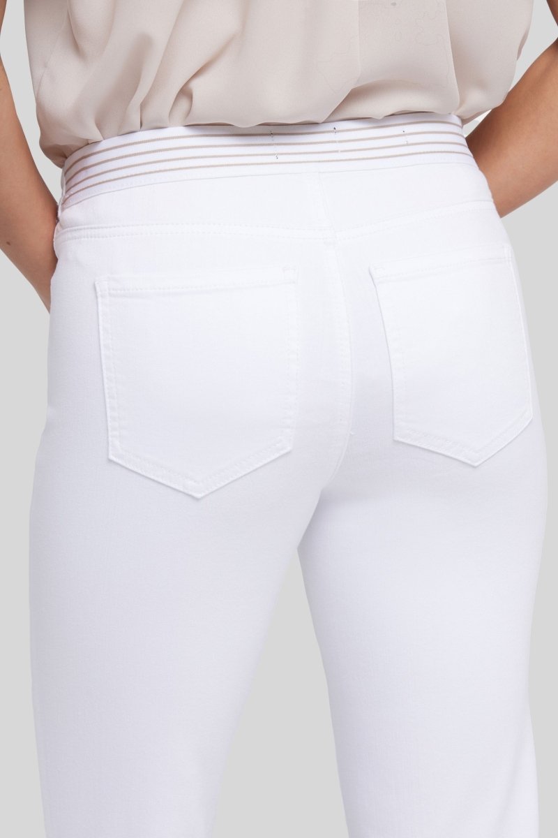 No Gapper™ Marilyn Straight Jeans In Petite In Sure Stretch® Denim | Optic White | Pants | NYDJ