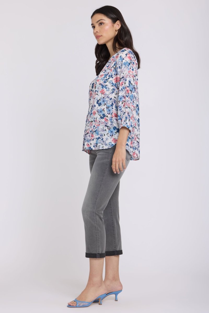 Pintuck Blouse | Desert Blooms | Blouse | NYDJ