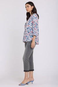 Pintuck Blouse | Desert Blooms | Blouse | NYDJ