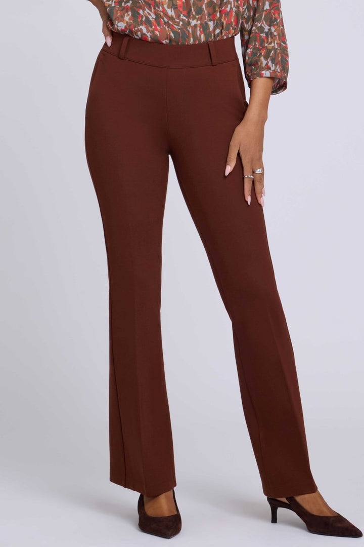 Pull-On Flared Pants Sculpt-Her™ Collection | Chocolate Fondant - NYDJ