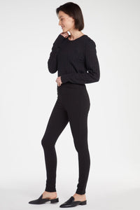 Pull-On Legging Pants Sculpt-Her™ Collection | Black | Non Denim | NYDJ