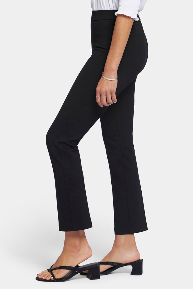 Pull-On Straight Sculpt-Her™ Ankle Trouser | Black | Pants | NYDJ