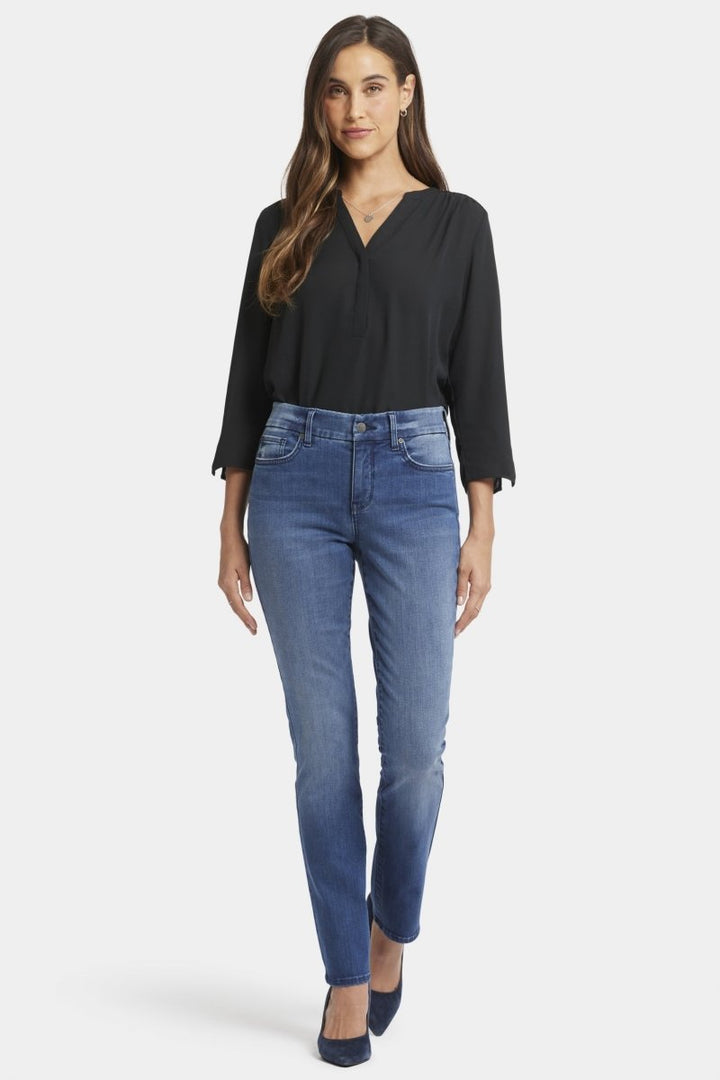 Sheri Slim Jeans Dark Blue Waist-Match™ Denim | Cascade Wave - NYDJ