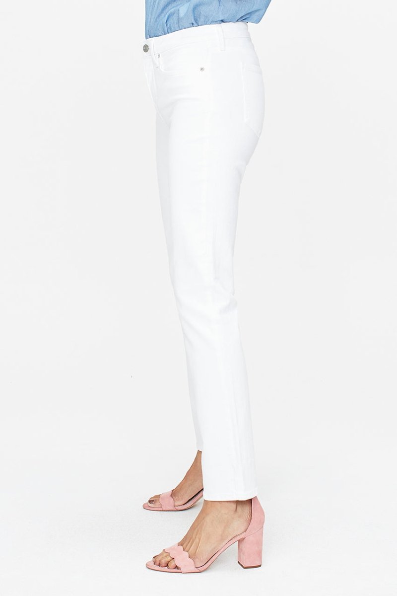 Sheri Slim Jeans White Coloured Denim | Optic White | Pants | NYDJ