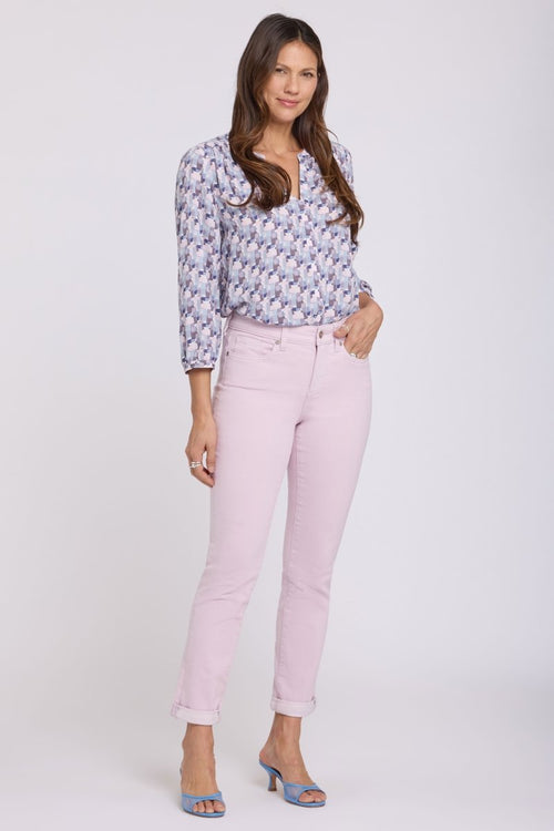 Sheri Slim Straight Ankle Jeans | Light Lilac | Pants | NYDJ