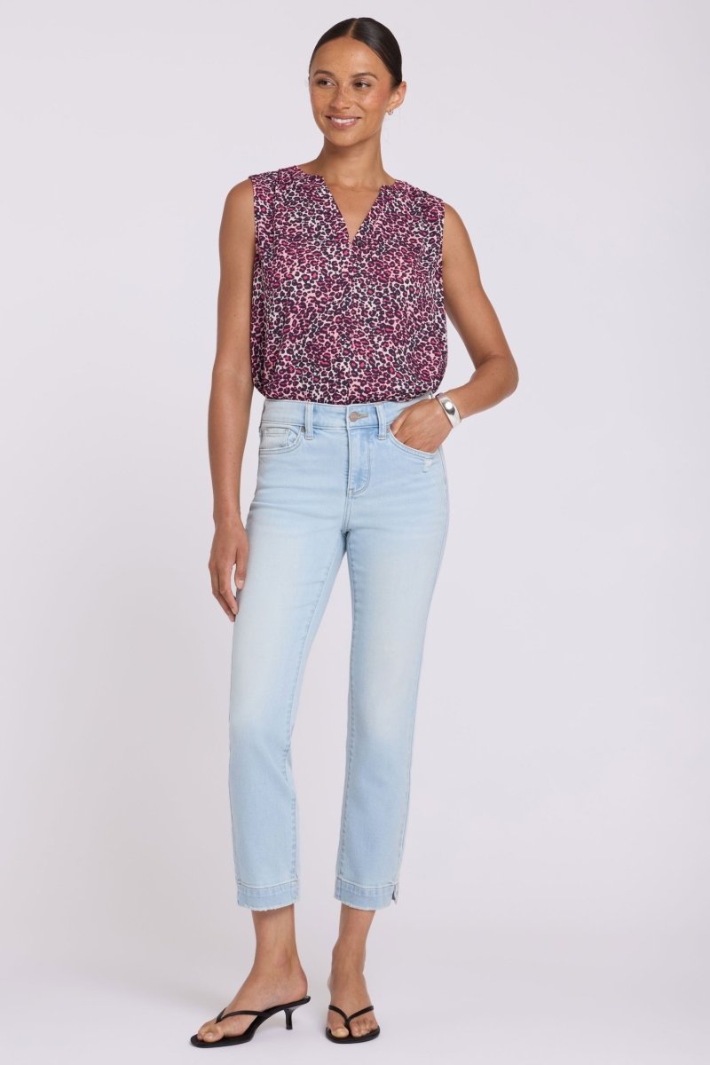 Sheri Slim Straight Ankle Jeans | Sky Valley - NYDJ