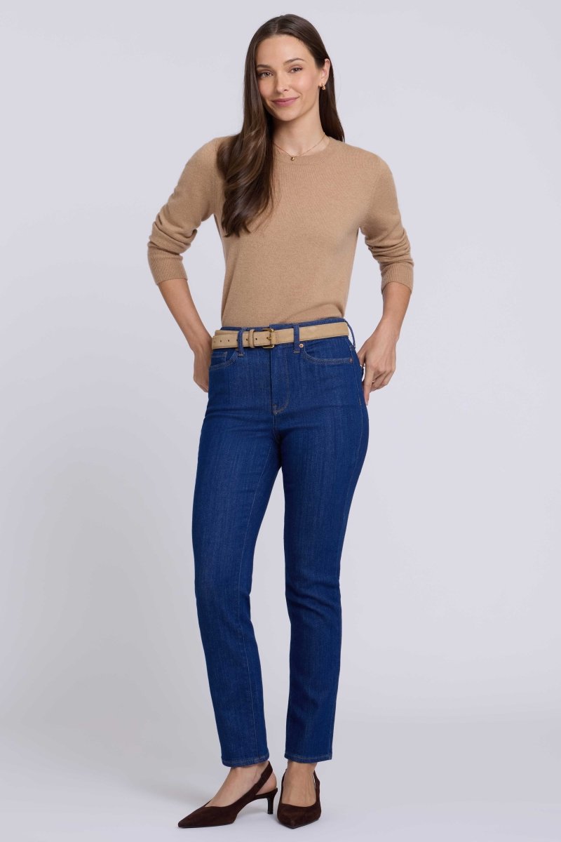 Sheri Slim Straight Jeans | Blue Rinse - NYDJ