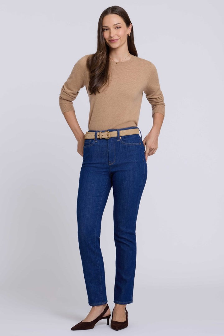 Sheri Slim Straight Jeans | Blue Rinse - NYDJ