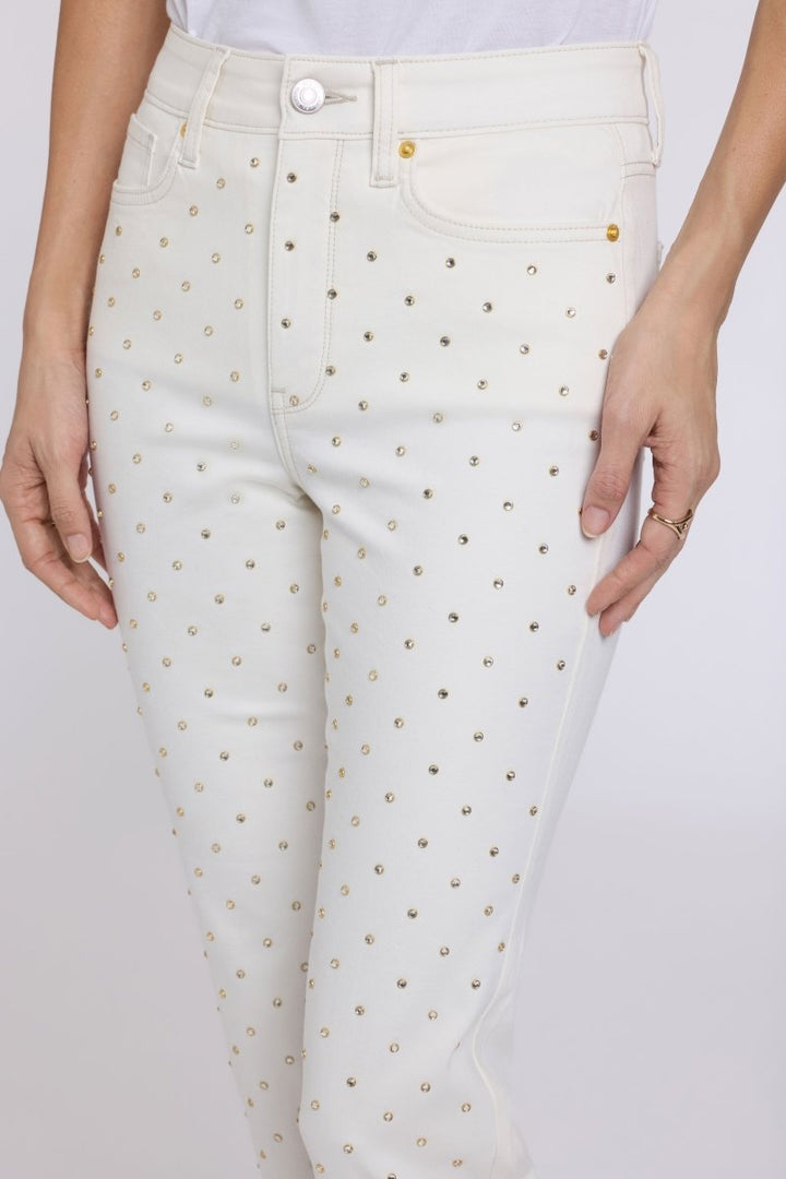 Sheri Slim Straight Jeans | Vintage White - NYDJ
