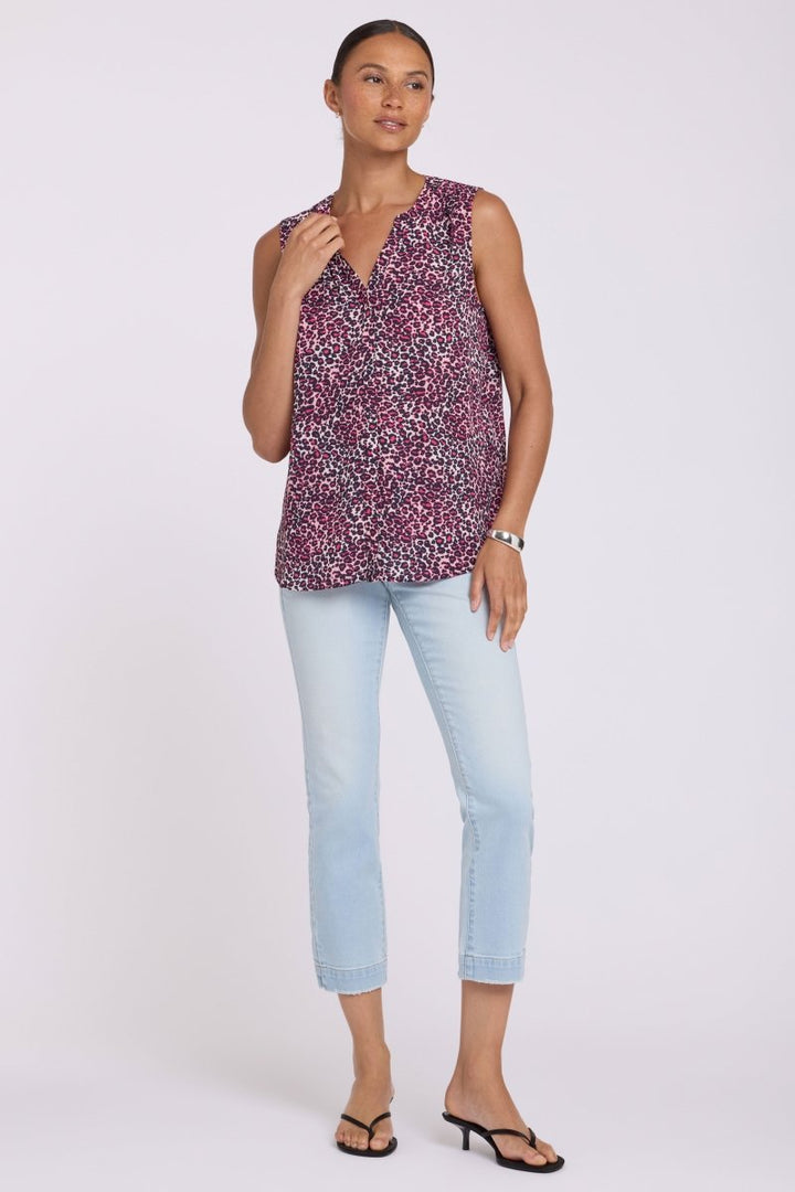 Sleeveless Pintuck Blouse | Catarina - NYDJ