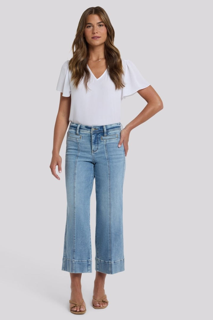 Teresa Wide Leg Ankle Jeans | Mist Springs | Denim | NYDJ