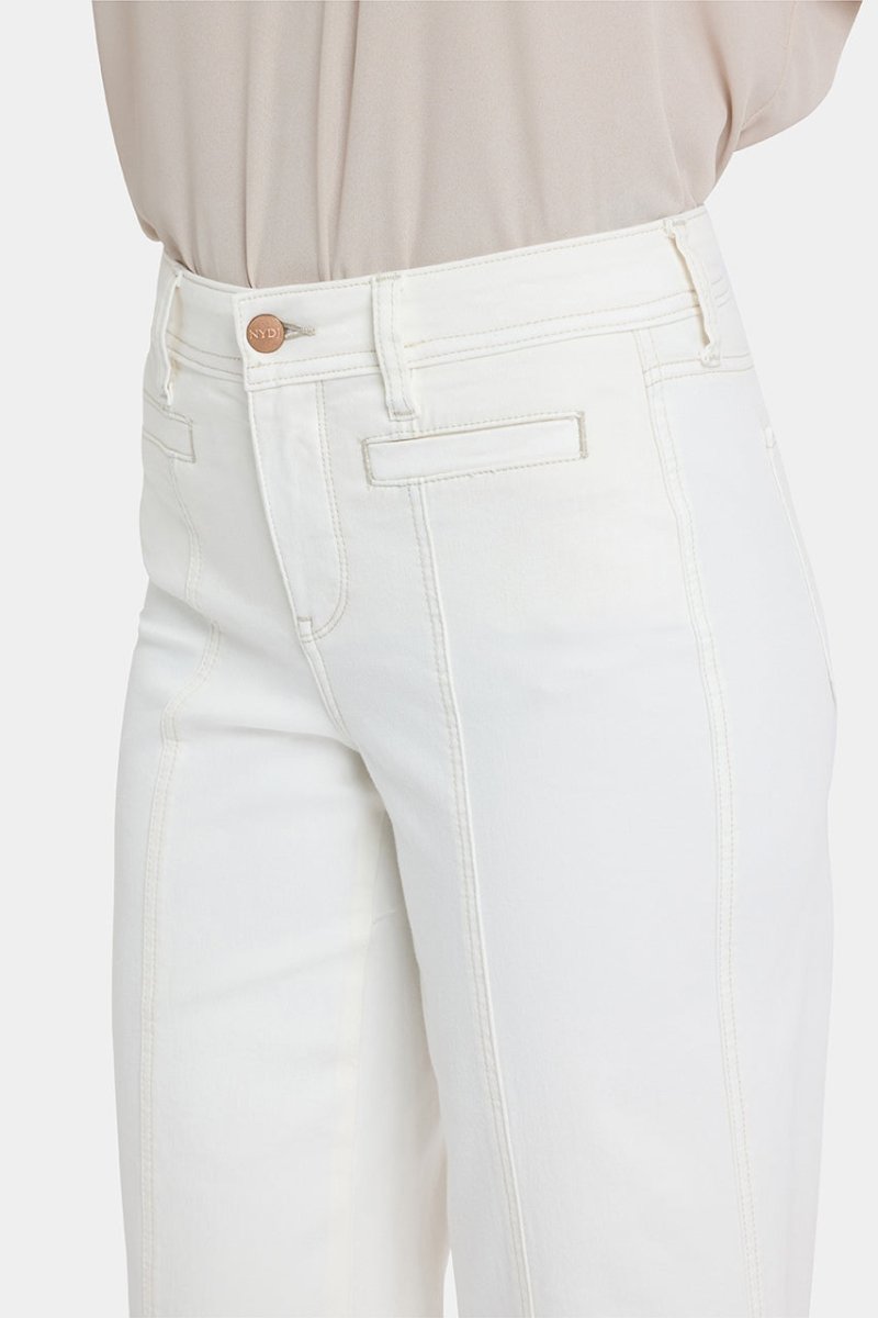 Teresa Wide Leg Ankle Jeans | Vintage White | Denim | NYDJ