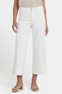 Teresa Wide Leg Ankle Jeans | Vintage White | Denim | NYDJ
