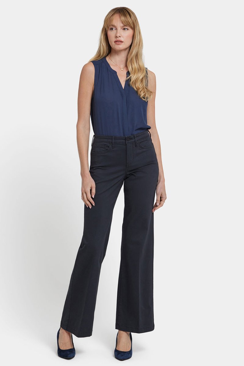 Teresa Wide Leg Jeans | Black | Denim | NYDJ