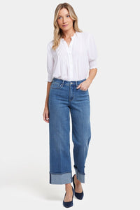 Teresa Wide Leg Jeans | Stillwater Lake | Denim | NYDJ