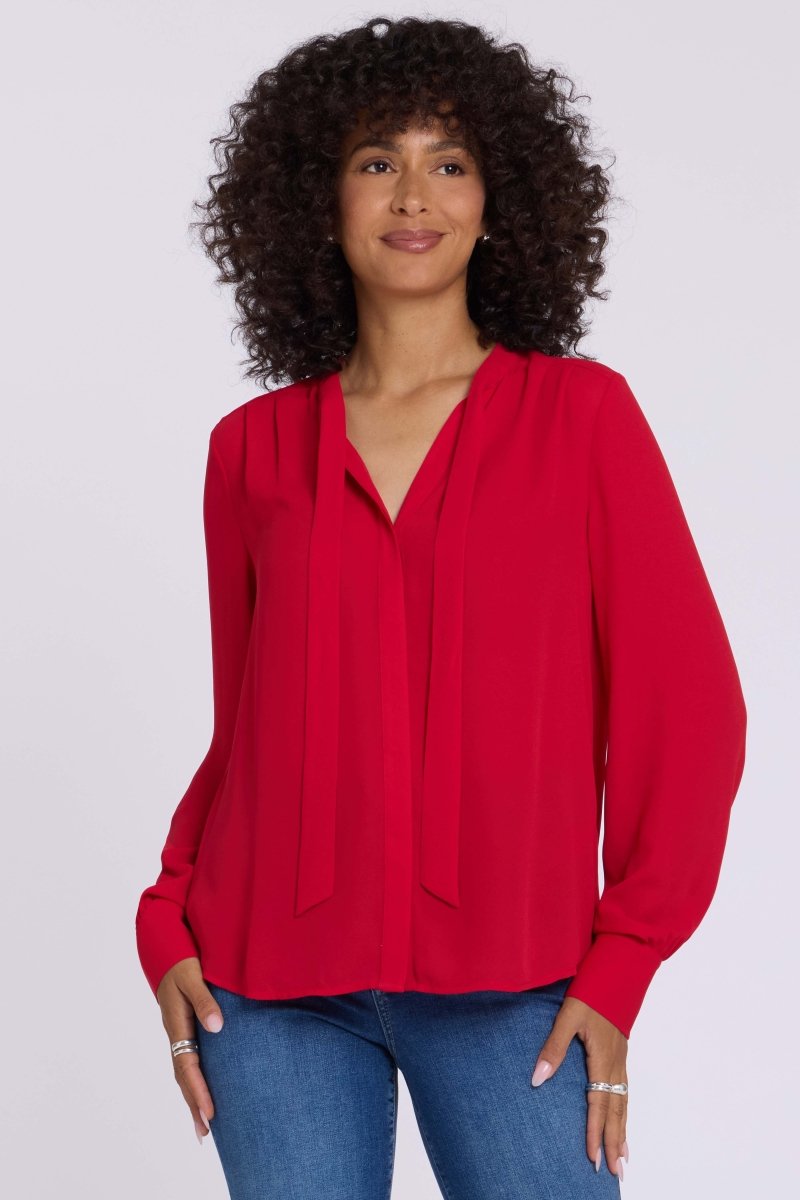 Tie-Neck Blouse | Passion - NYDJ