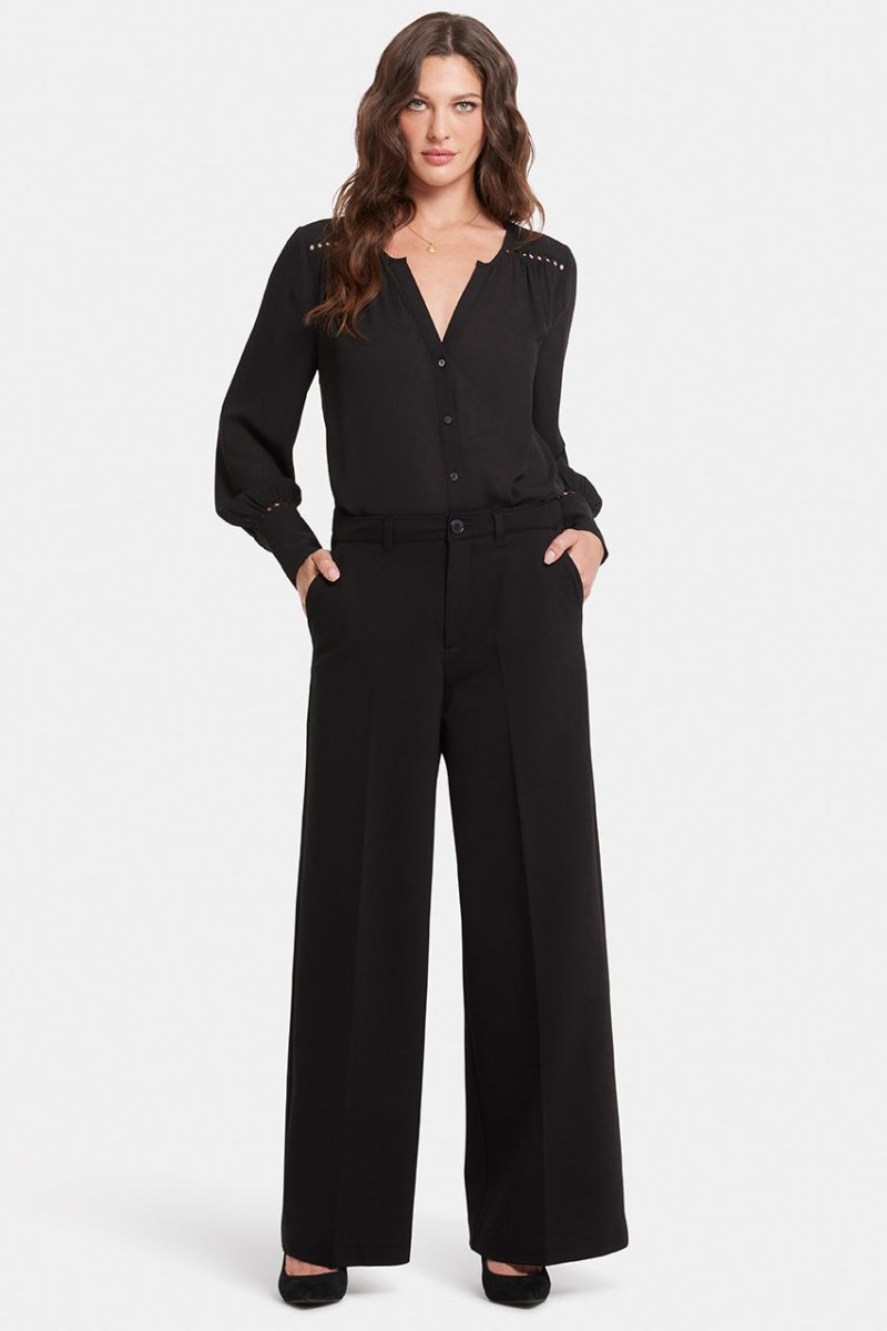 Whitney Pants in Ponte Knit | Black | Trouser | NYDJ