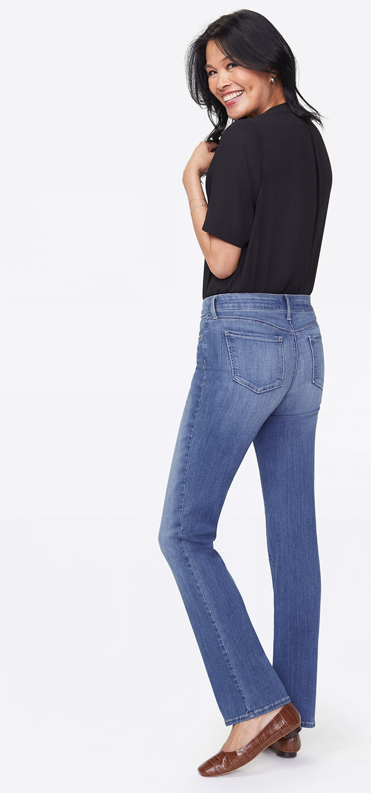 Marilyn Straight Jeans Bright Blue Sure Stretch® Denim (Tall) | Hobie | Denim | NYDJ