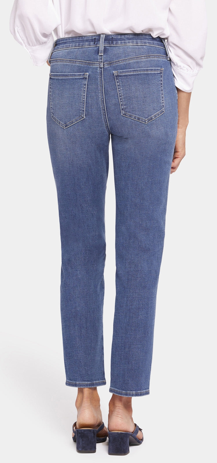 Stella Tapered Ankle Jeans Medium Blue Premium Denim | Adore | Pants | NYDJ