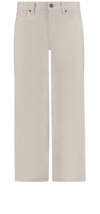 Teresa Wide Leg Ankle Jeans Off-White Premium Denim | Eggshell | Denim | NYDJ