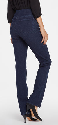 Marilyn Straight Pull-On Jeans Medium Blue SpanSpring™ Denim | Langley | Denim | NYDJ